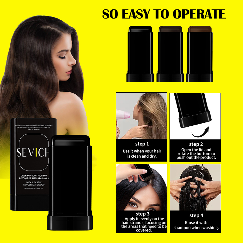 Cover White Hair Wholesale OEM Private Label Organic Dye Stick Quick Temporary Root Touch up