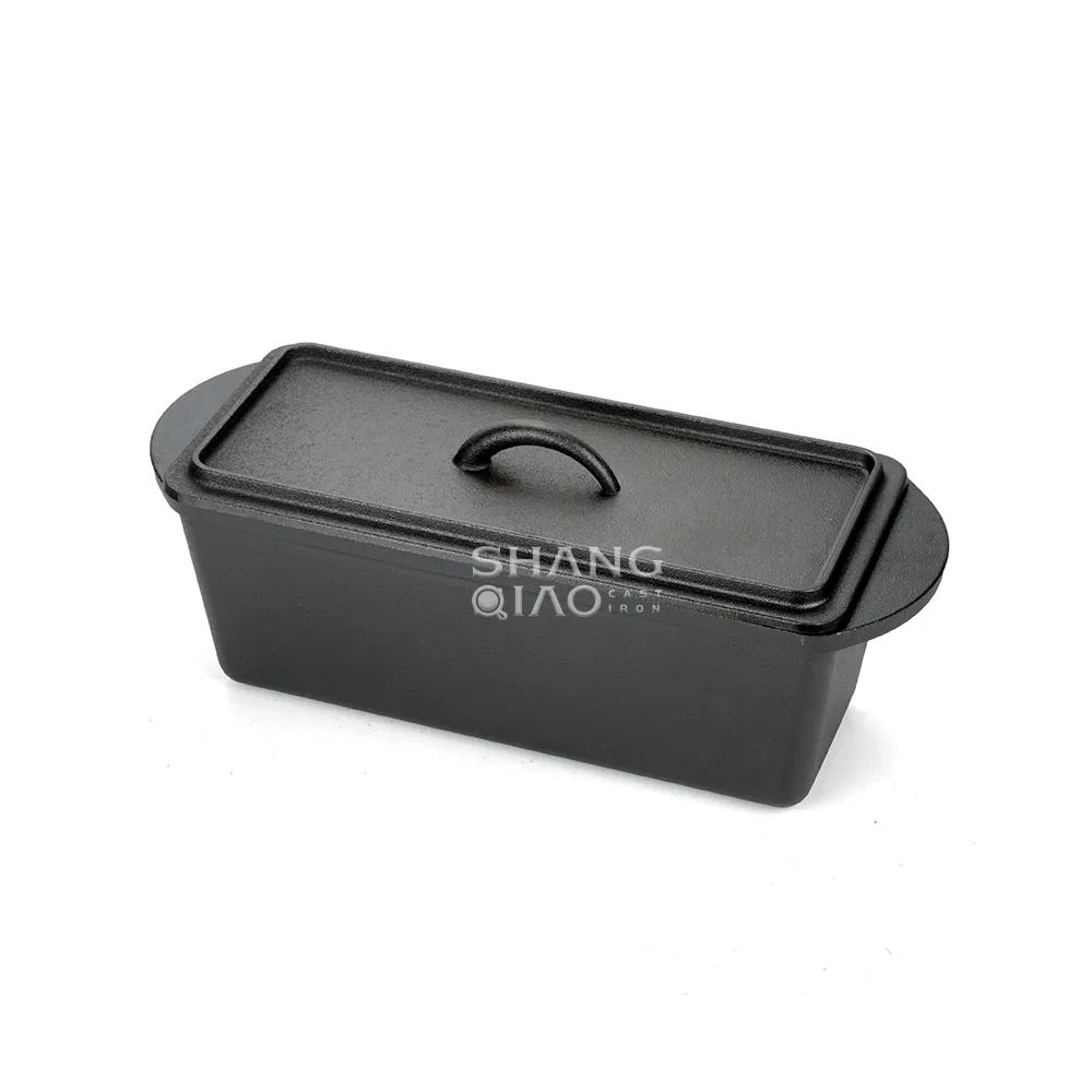 Чугунная форма для хлеба с крышкой