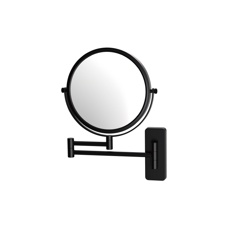 New Hotel Black LED Light Magnifying Makeup Mirror