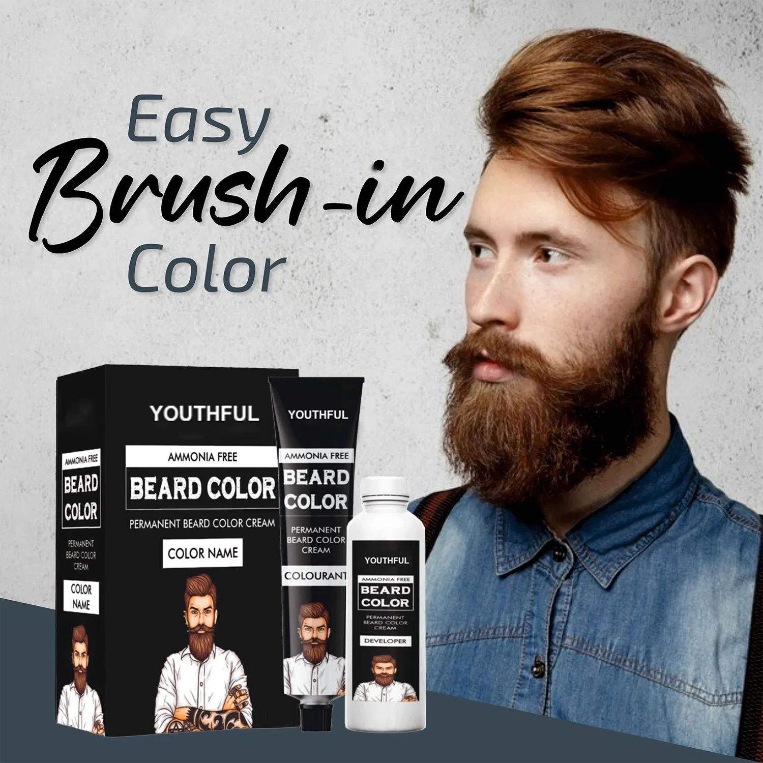 Youthful Natural Men Quick Beard Dye
