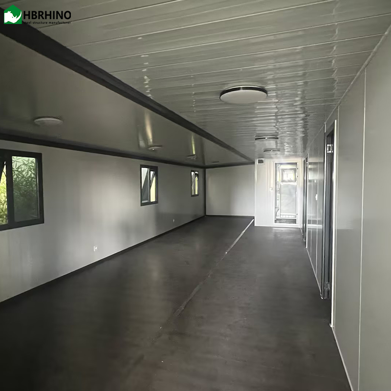 Mobile Container Structure Construction Warehousing Prefabricated Flat Packaging Folding Prefabricated Modular Container Office House Container Houses