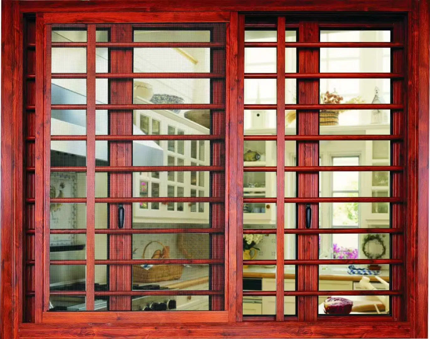 Modern House Aluminum Windows Style of Window Grills Design for Sliding Windows