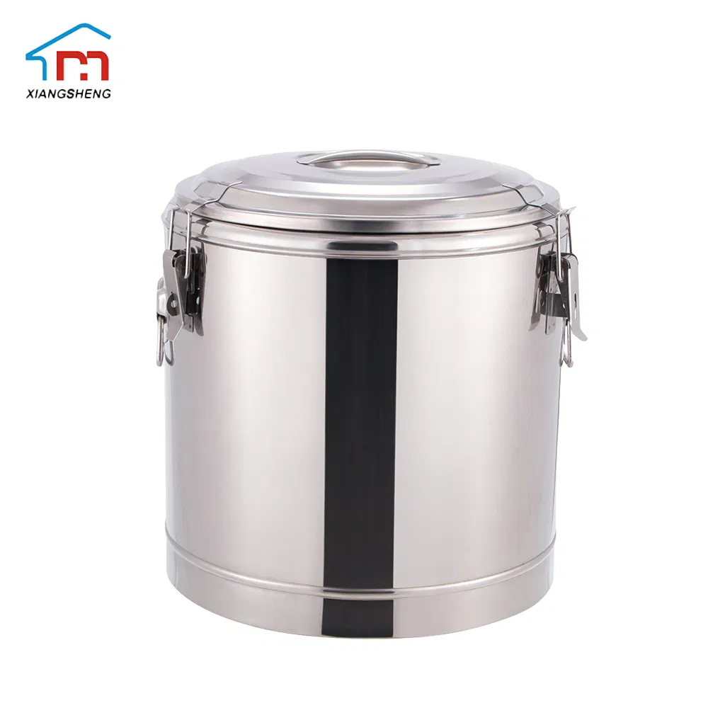 Xiangsheng 15-120L Stainless Steel Insulated Bucket Food Container Storage Box & Bin