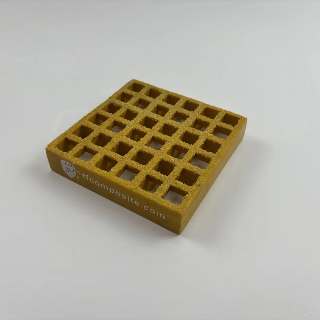 Heavy Duty Fiberglass Moulded Grating Slip Resistant Surface UV Protection Corrosion Resistance Marine Chemical Industries Durable Long Lasting