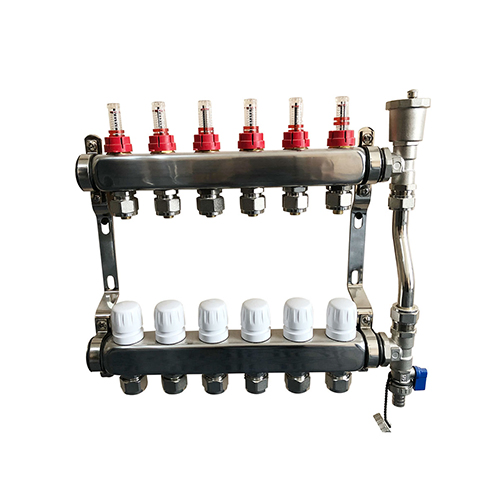 Water Distribution Floor Heating Manifold for Radiant Heating System