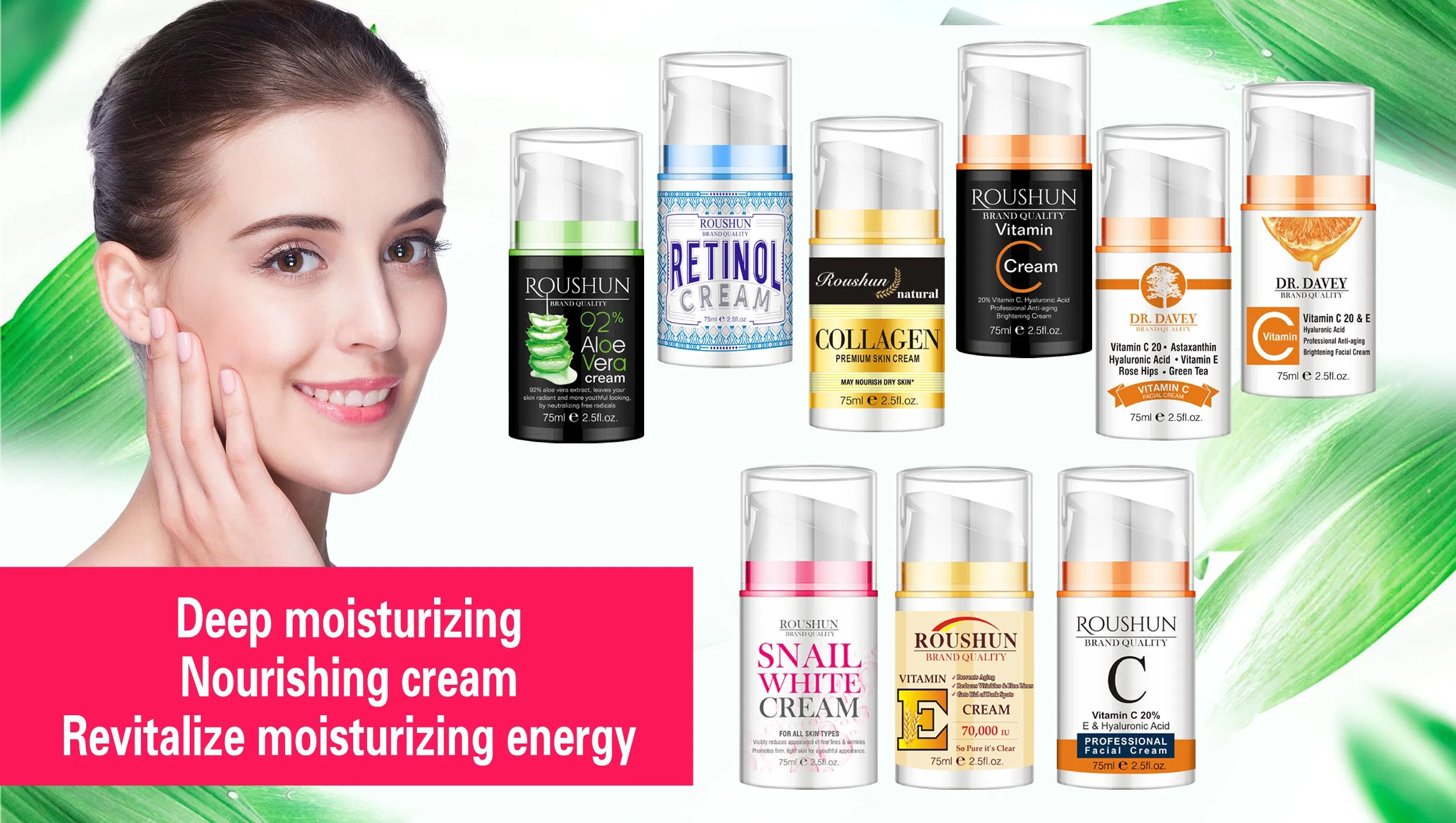 Roushun Firming Tighten Whitening Smoothing Skin Care Retinol Cream