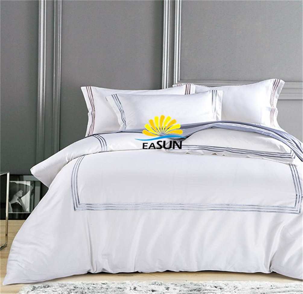Luxury Bed Comforters Cotton Hospital Blankets Duvet Cover White Quilted Bedspread Sets