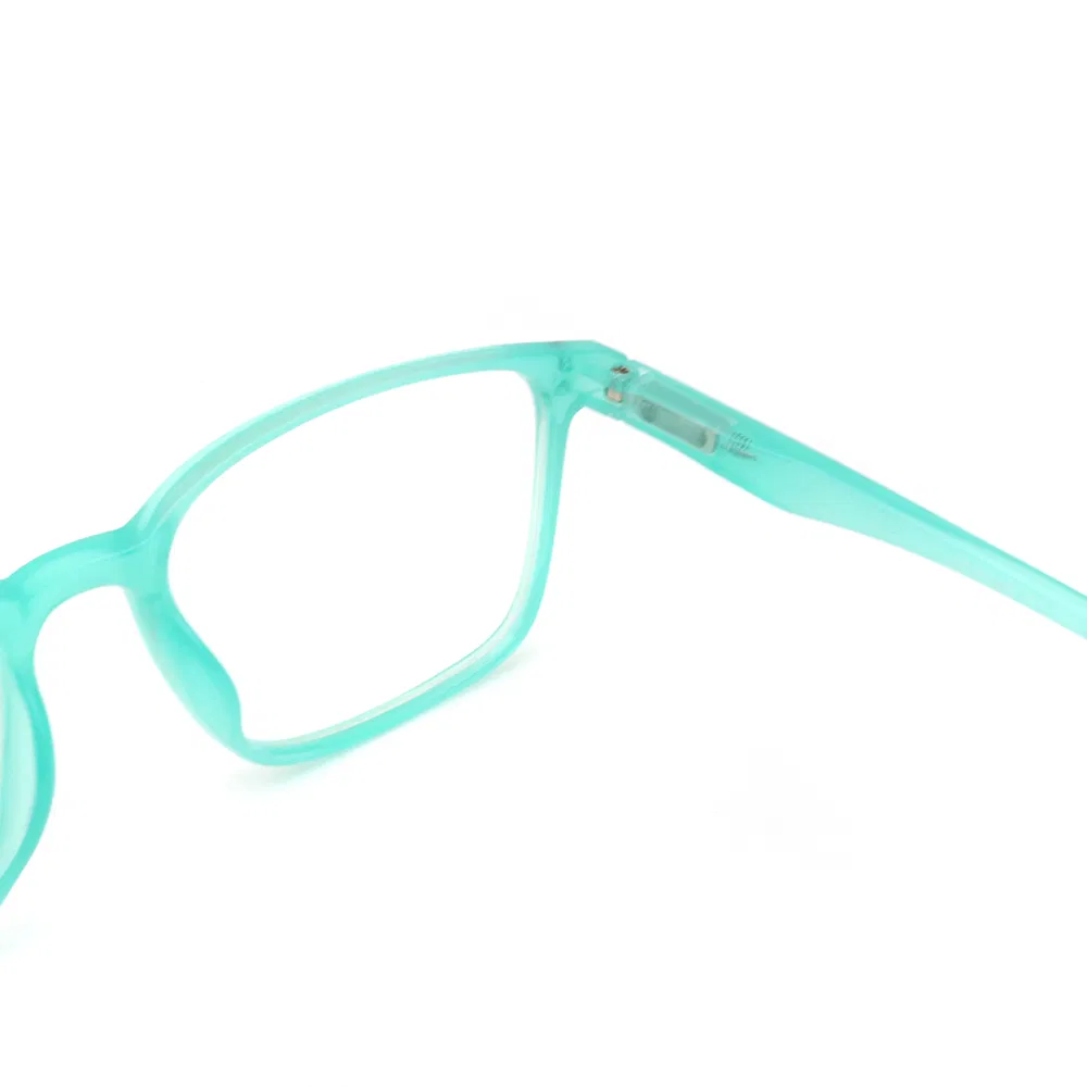 Transparent Grey Blue Light Resistant Eyeglass Frame Flat Lens Computer Square Male and Female Student Optical Frames