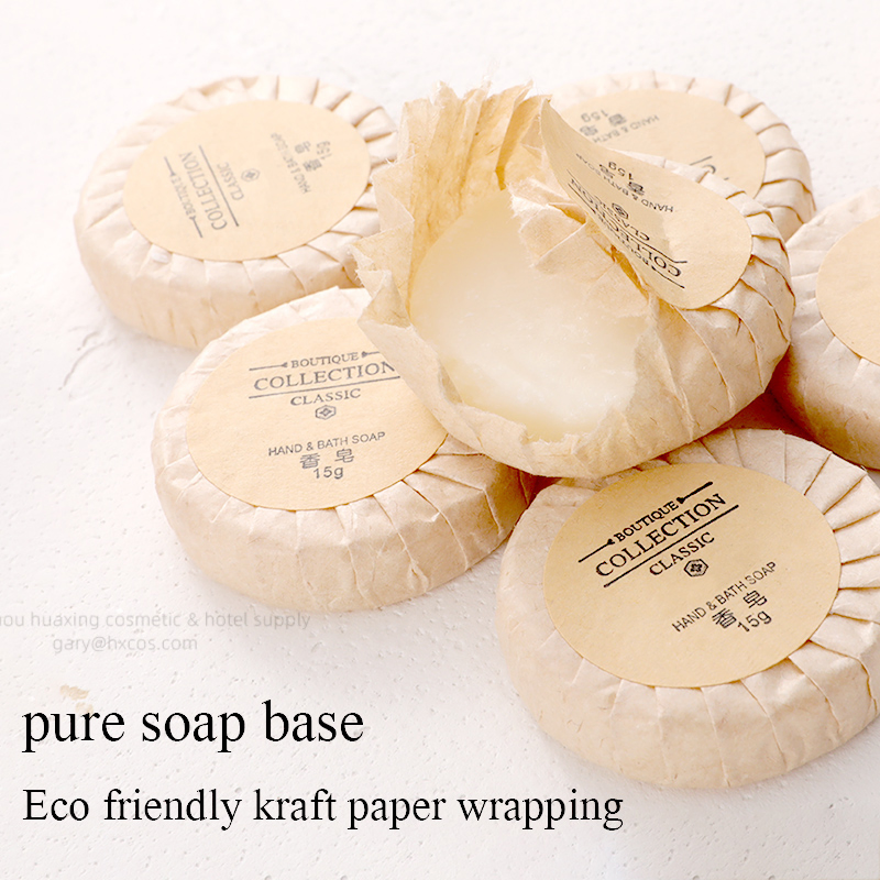 OEM ODM Custom Private Logo Round Shape High Quality Mini Hotel Soap