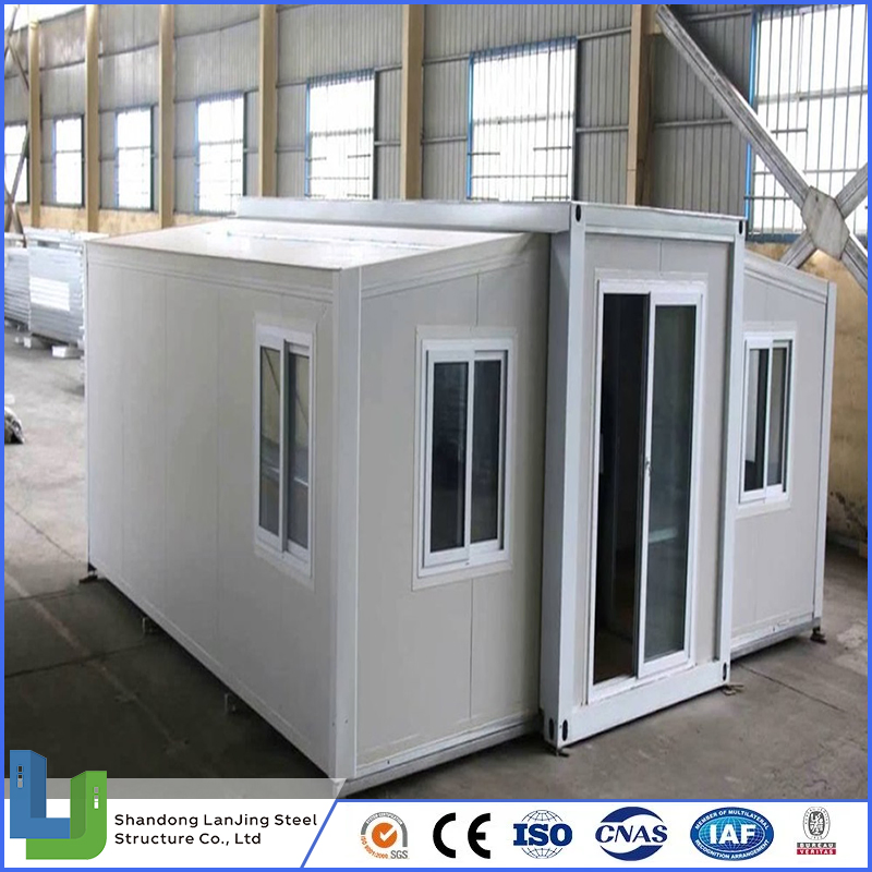 Two Bed Expandable Prefab Container Homes Container House with Garage