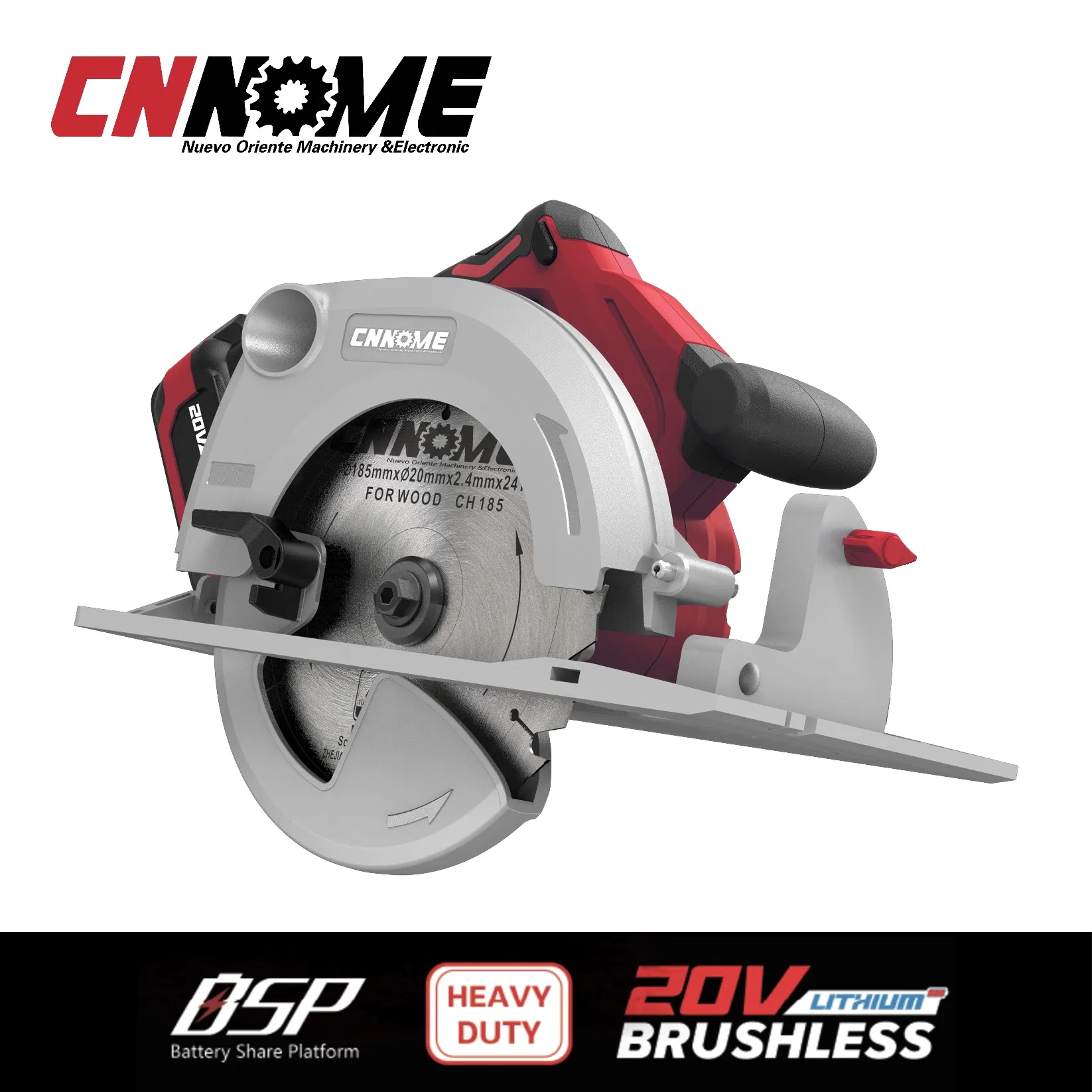 Аккумуляторная циркулярная пила Cnnome NO97608, 20В