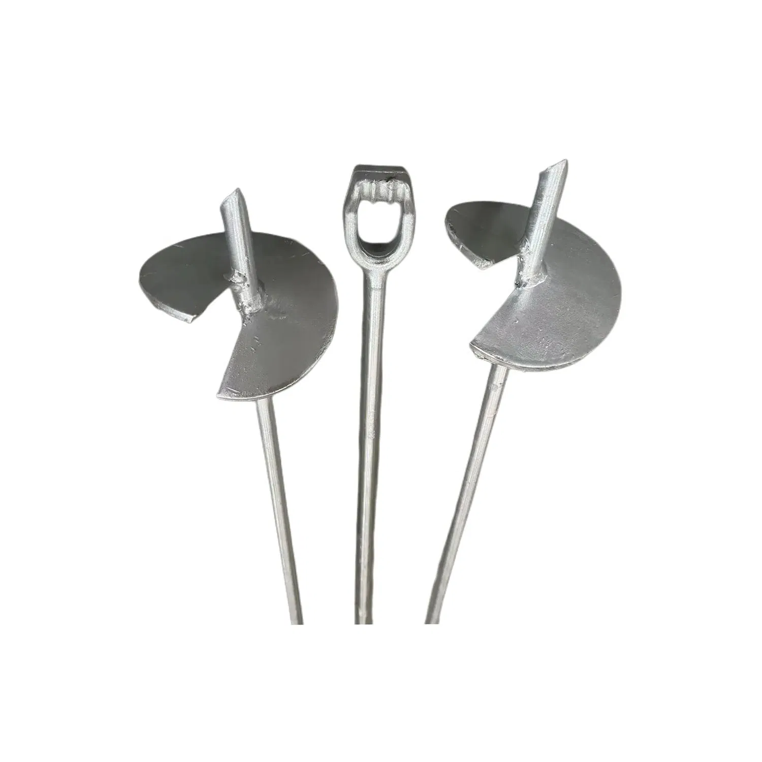 Customized Steel Bar Welded Screw Helical Ground Anchor with Manual Head Circle