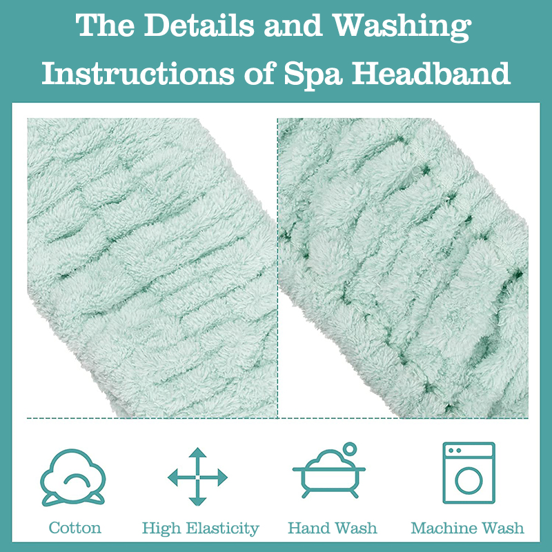 Custom SPA Fur Headbands Wholesale Makeup and Washing Face Elastic Hairband for Girls and Women