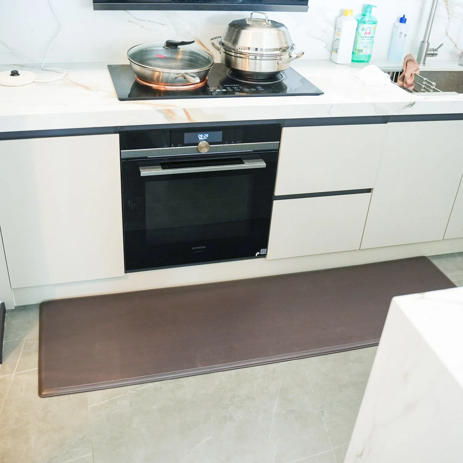 Customized Comfortable Kitchen Floor Mats Carpets and Rugs PVC Foam Mat