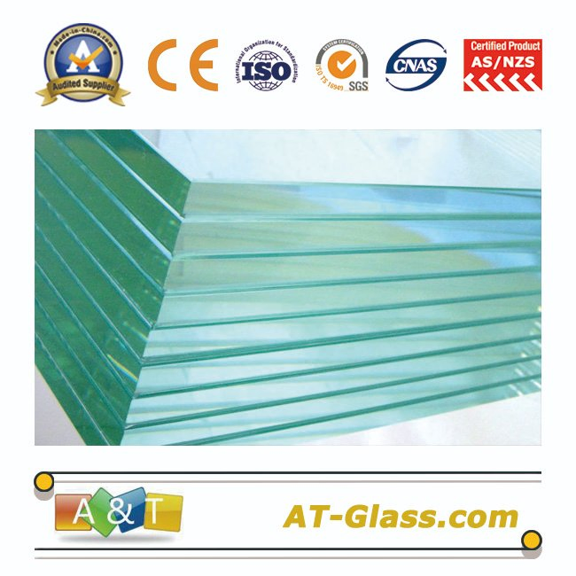 6.38mm 8.38mm Grey Tempered Laminated Glass with Colored PVB