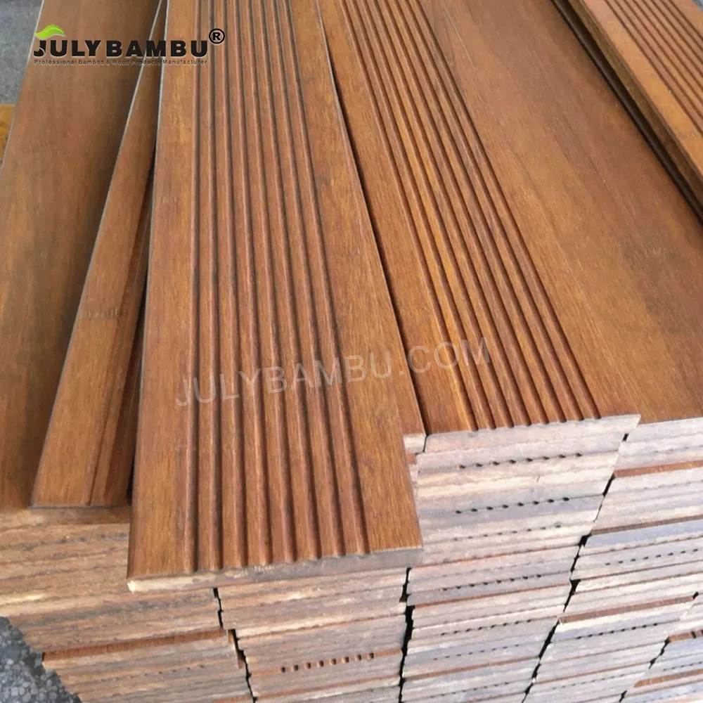 Smooth Surface Bamboo Decking Outdoor Strand Woven Bamboo Flooring for Outdoor