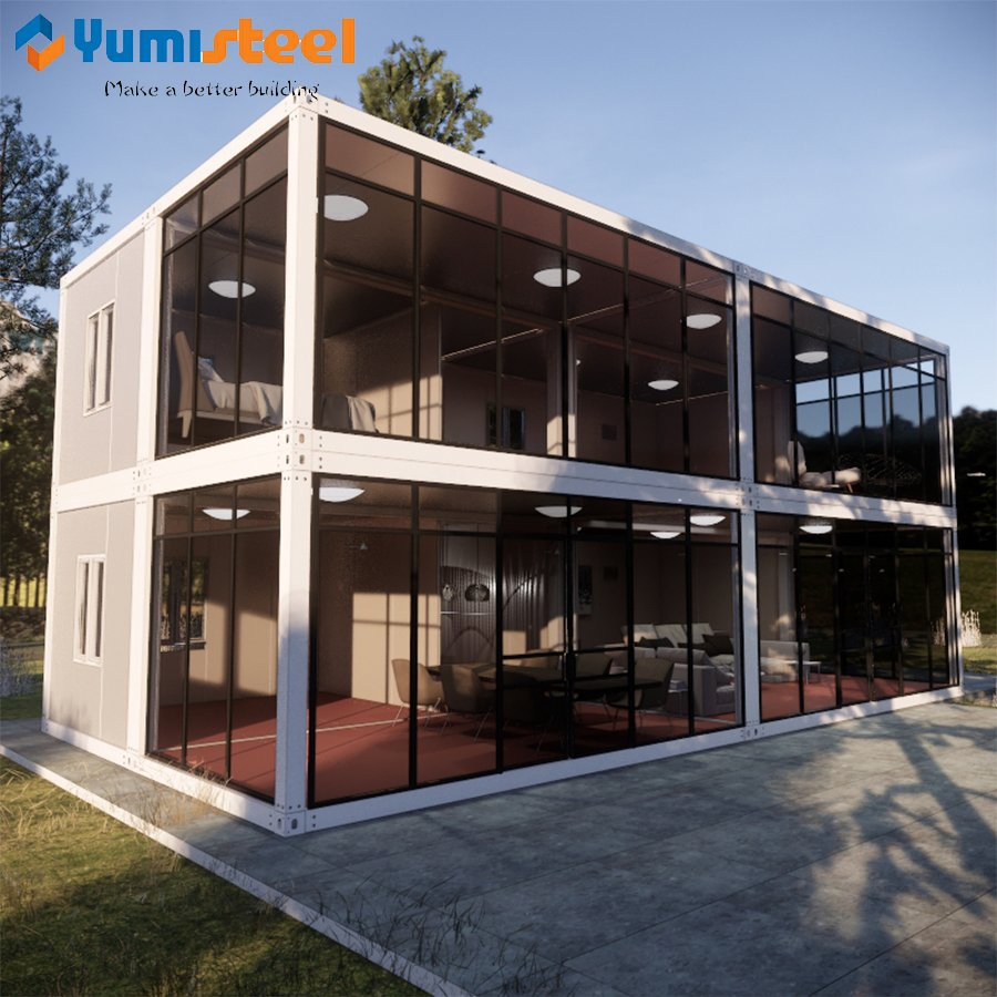 White Luxury Modern Modular Container House for Vacation/Hotel/Office/ Living Room