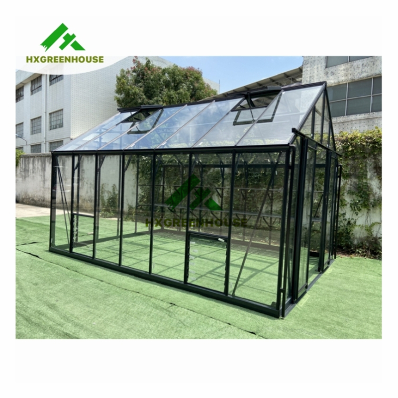 Commercial Hydroponics Sunroom Glass Greenhouse Ventilation