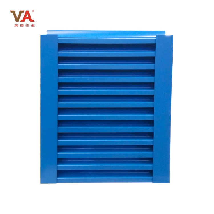 High Performance Rainproof Louver Commercial Decorative Louver Design Vertical Pivoting Louvers