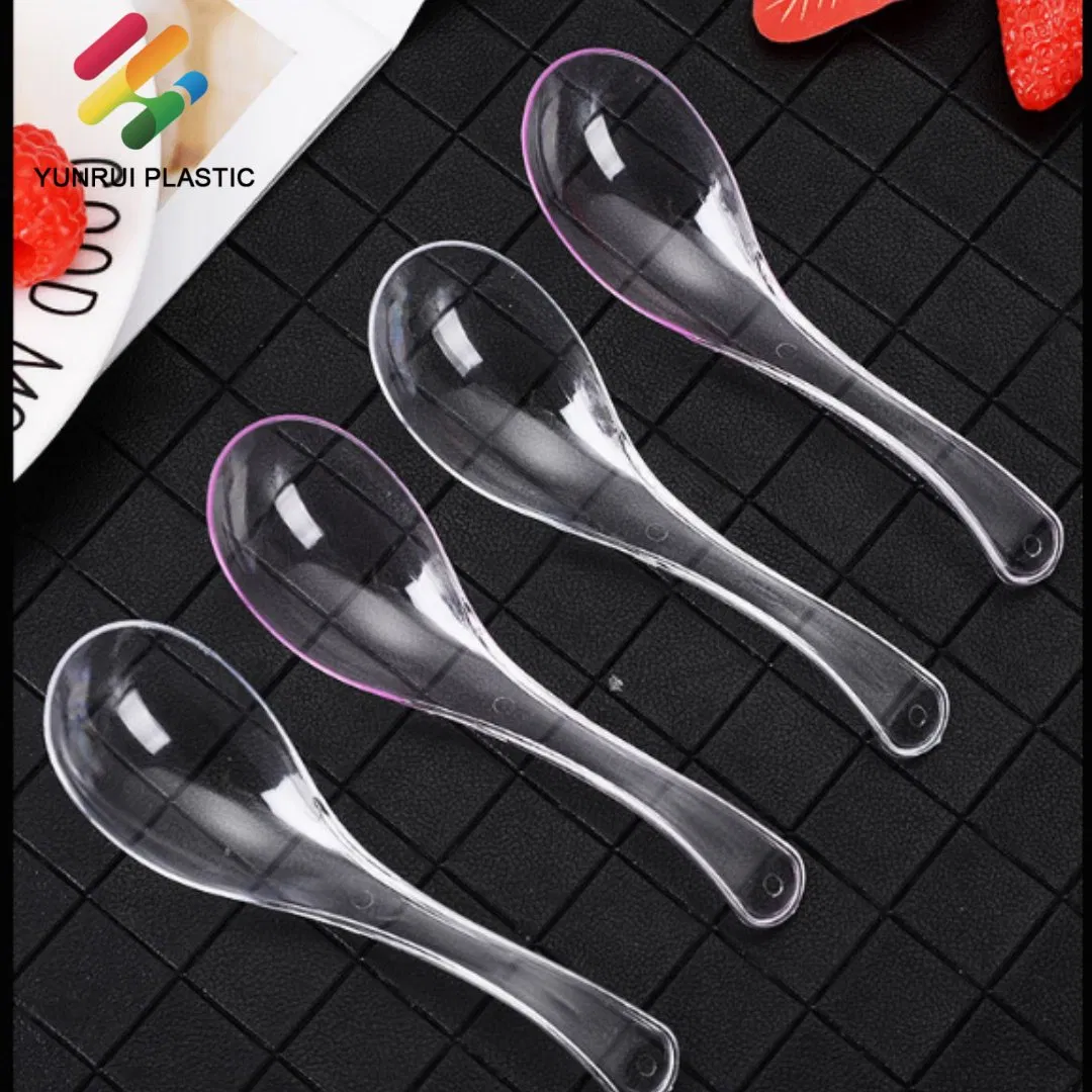 BPA Free Disposable Plastic PS 7-Inch, 2.1g Spoon Fork Knife Cutlery Set for Airline