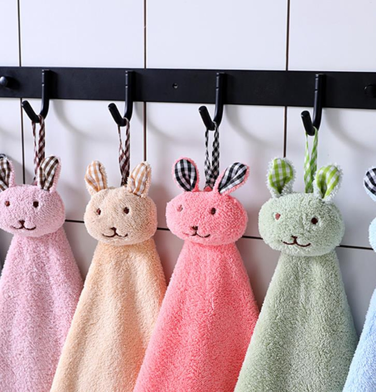 Hand Towel for Kitchen Soft Hanging Towel Quick-Dry Absorbent Dish Towel Home Towels