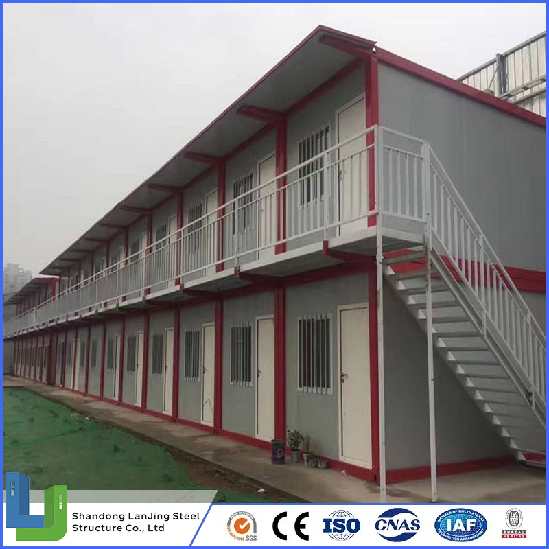 Hotel Using Prefabricated 20FT Cheap Container House with Bathroom Furnished Container House