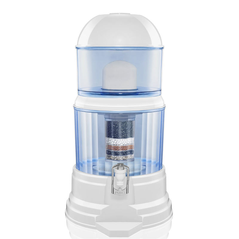 Alkaline and Hydorgen Ceramic Filter Mineral Water Pot Gravity Water Filter Best Home Water Filter with 16L Pot