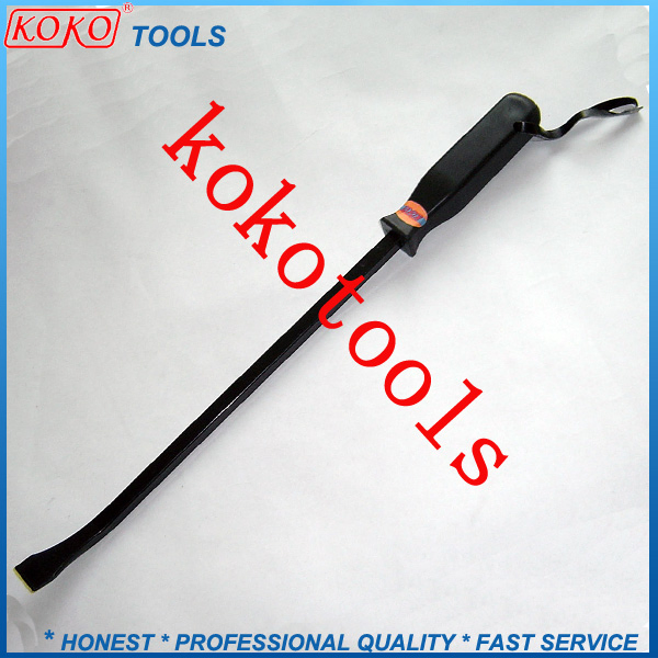 Hexagonal Steel Painting Crow Pry Bar with Black Rubber Plastic Handle