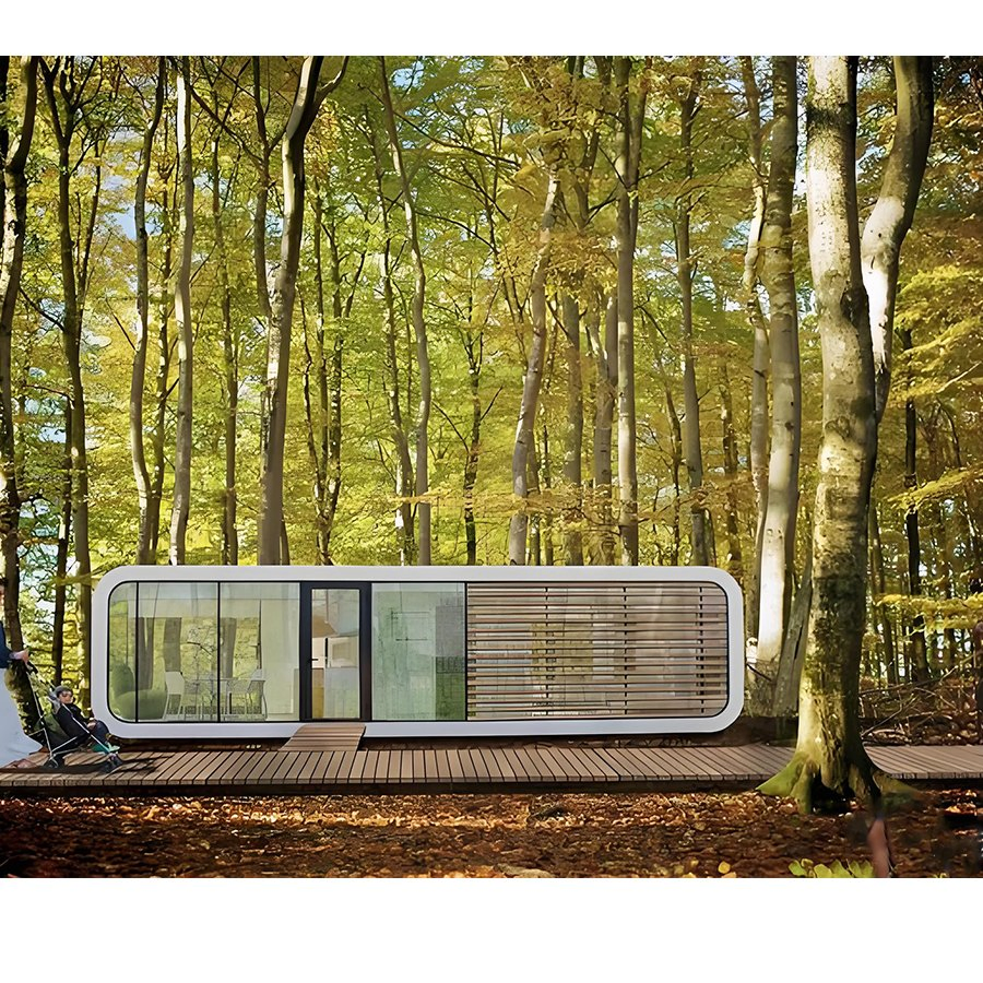 Temperature Control Sunshine House Sandwich Panels Protection New Mobile Glass Houses
