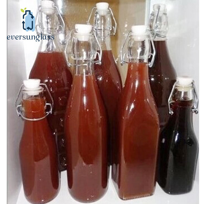 Wholesale 250ml Round Olive Oil Bottle with Clasp Clip