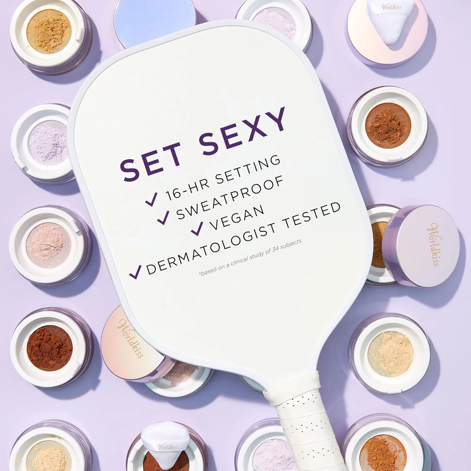 Creaseless Setting Powder Long Lasting Oil Control Lightweight Smooth Finish Vegan Cruelty-Free Makeup Face Loose Powder