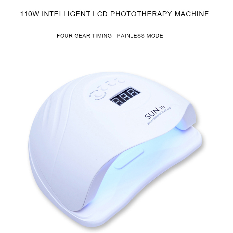 Professional Gel Polish LED Nail Dryer Lamp Sun 19 110W Sunuv LED Nail Lamp