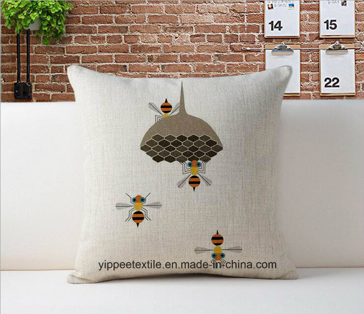 Декоративная подушка с печатью 45x45 см