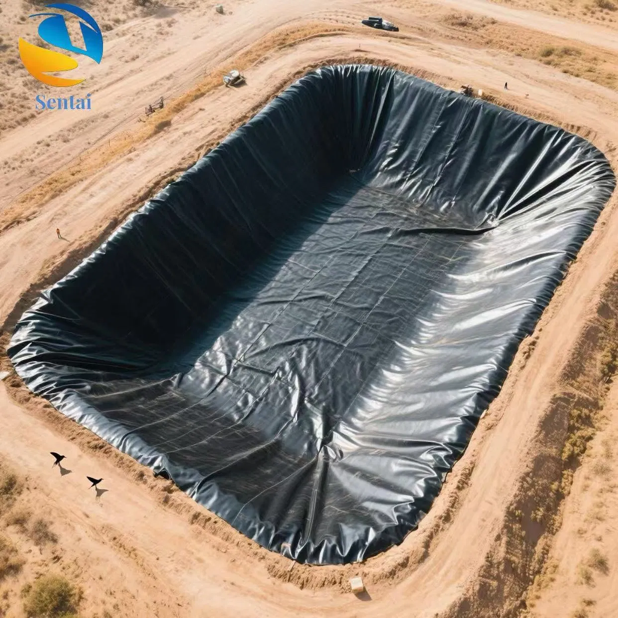 Durable HDPE Geomembrane for Oil Resistance in Pampas Storage Tank Substrate Hazardous Waste Landfill Site Anti Aging Geomembrane