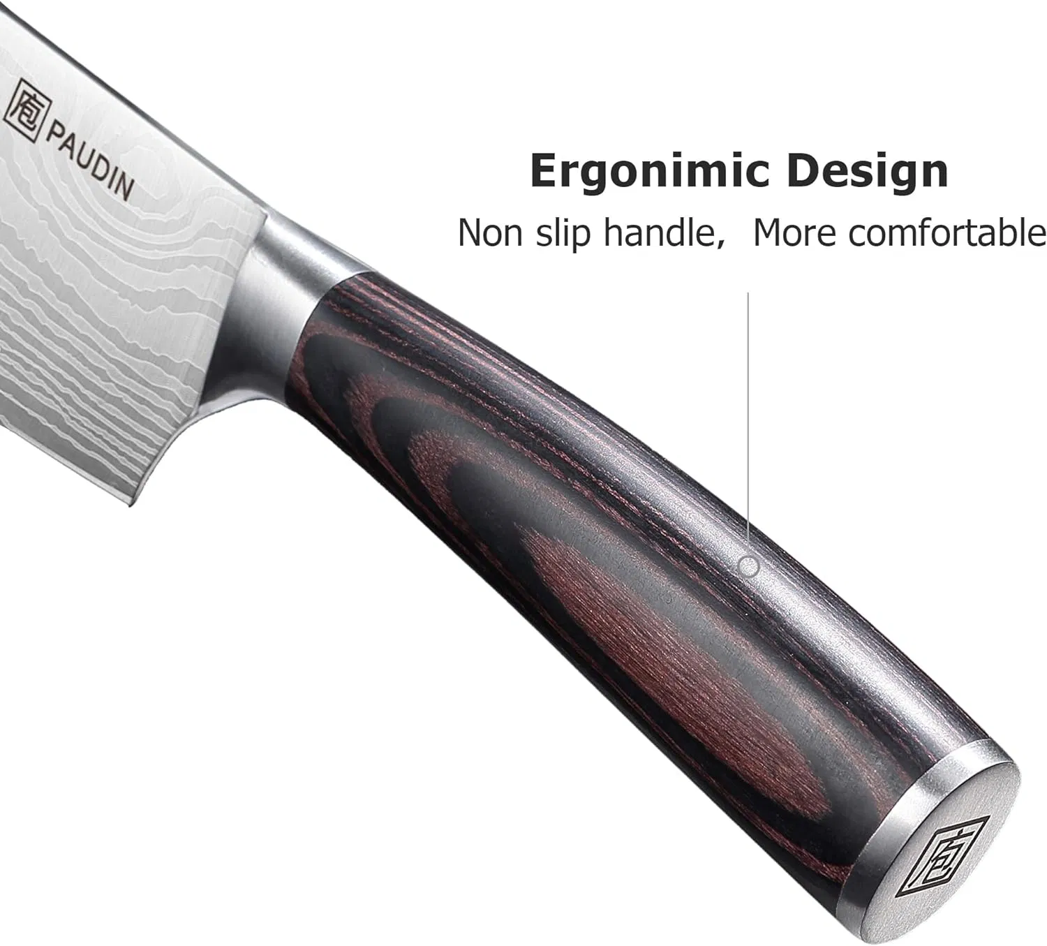 Razor Sharp Meat Cleaver and Vegetable Kitchen Knife, High Carbon Stainless Steel