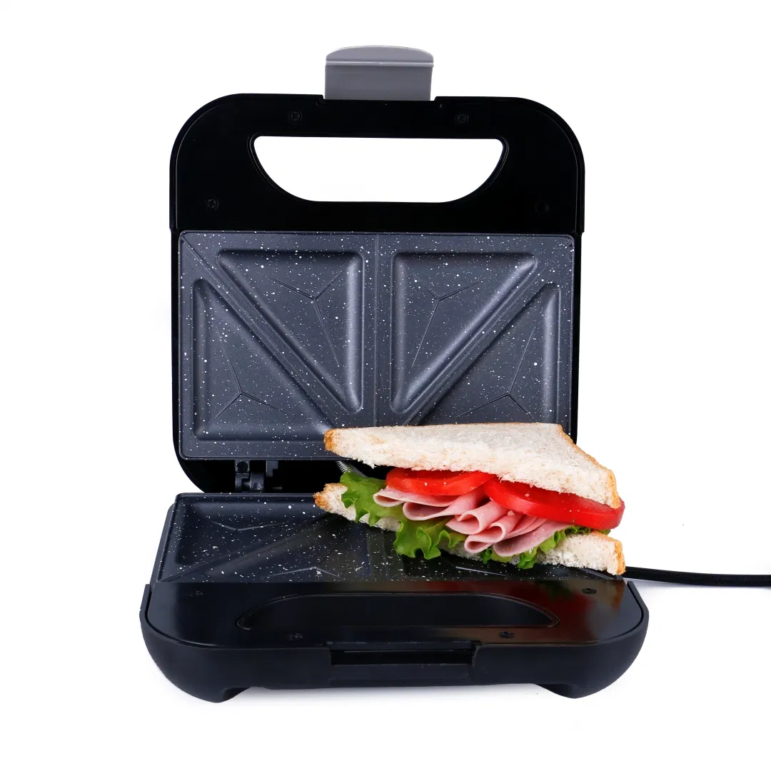 Non Stick Coating Panini Press Sandwich Maker 4 in 1 Waffle Maker Stainless Steel Electric Breakfast Machine