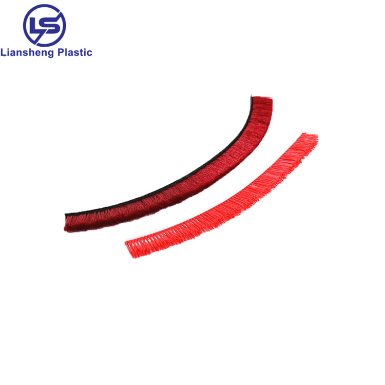 Colorful Pile Weather Stripping Customized Vacuum Cleaner Roller Brush Strip