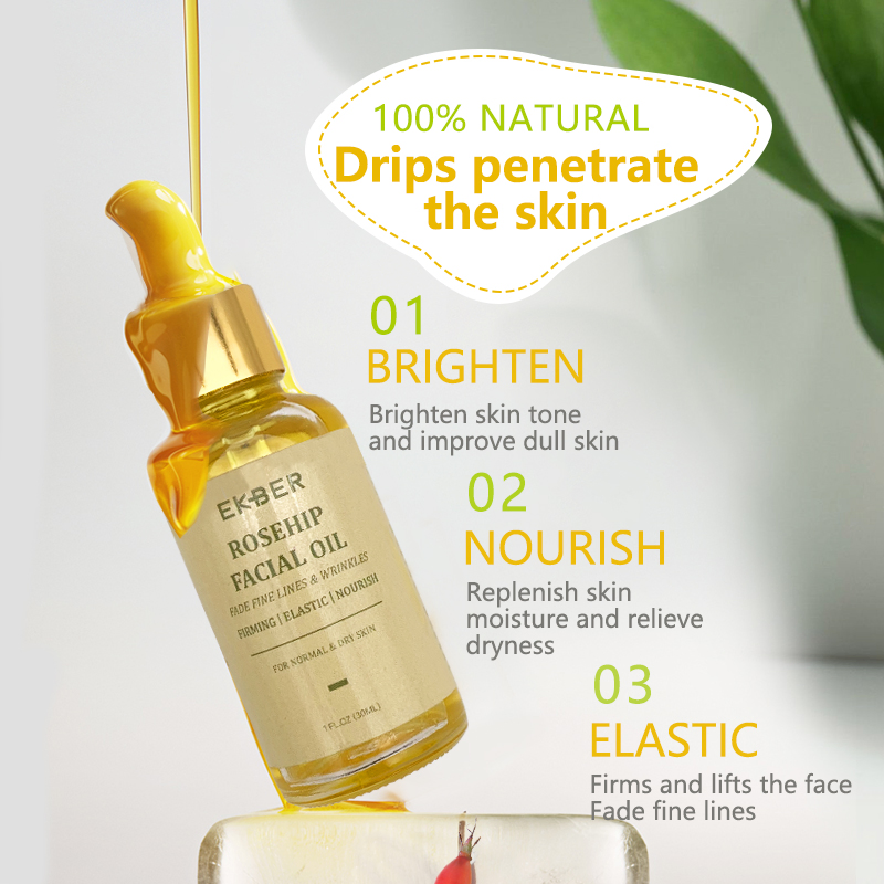 Soothing Nourishing Revitalizing Pure Rosehip Seed Oil Organic Skin Care Face Rosehip Oil