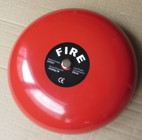 Electricl Doorbell Fire Bell Timbre Campana Con Placa Cromada Diameter 8 Inch