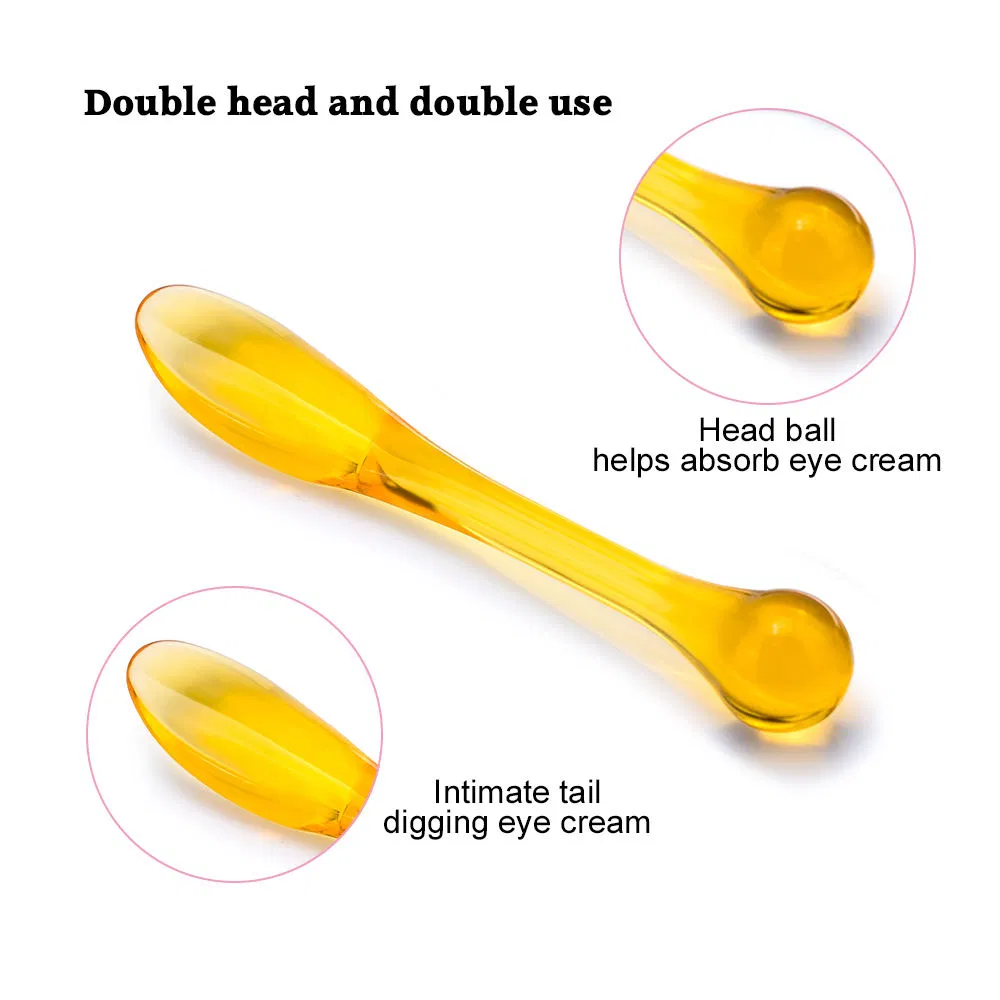 Wholesale Mini Small Plastic Eye Cream Scoop Cosmetic Beauty Makeup Spatula Gold Facial Mask Cosmetic Spoon