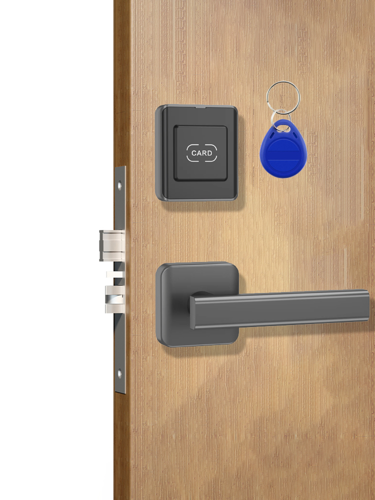 Split Style Electronic RFID Card Hotel Keyless Lock with Software