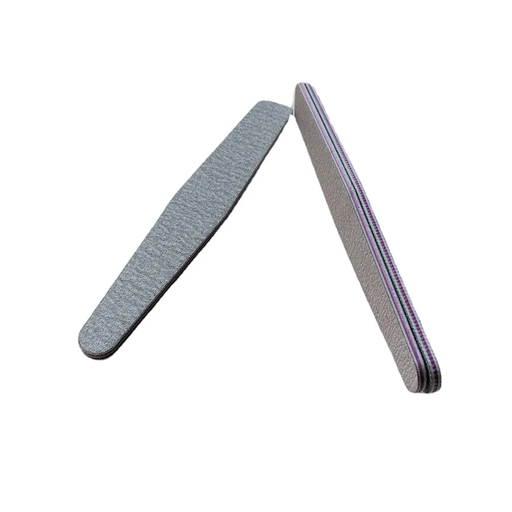 Shaped Pink 100/180 Nails File 80/80 for Nail Promotion
