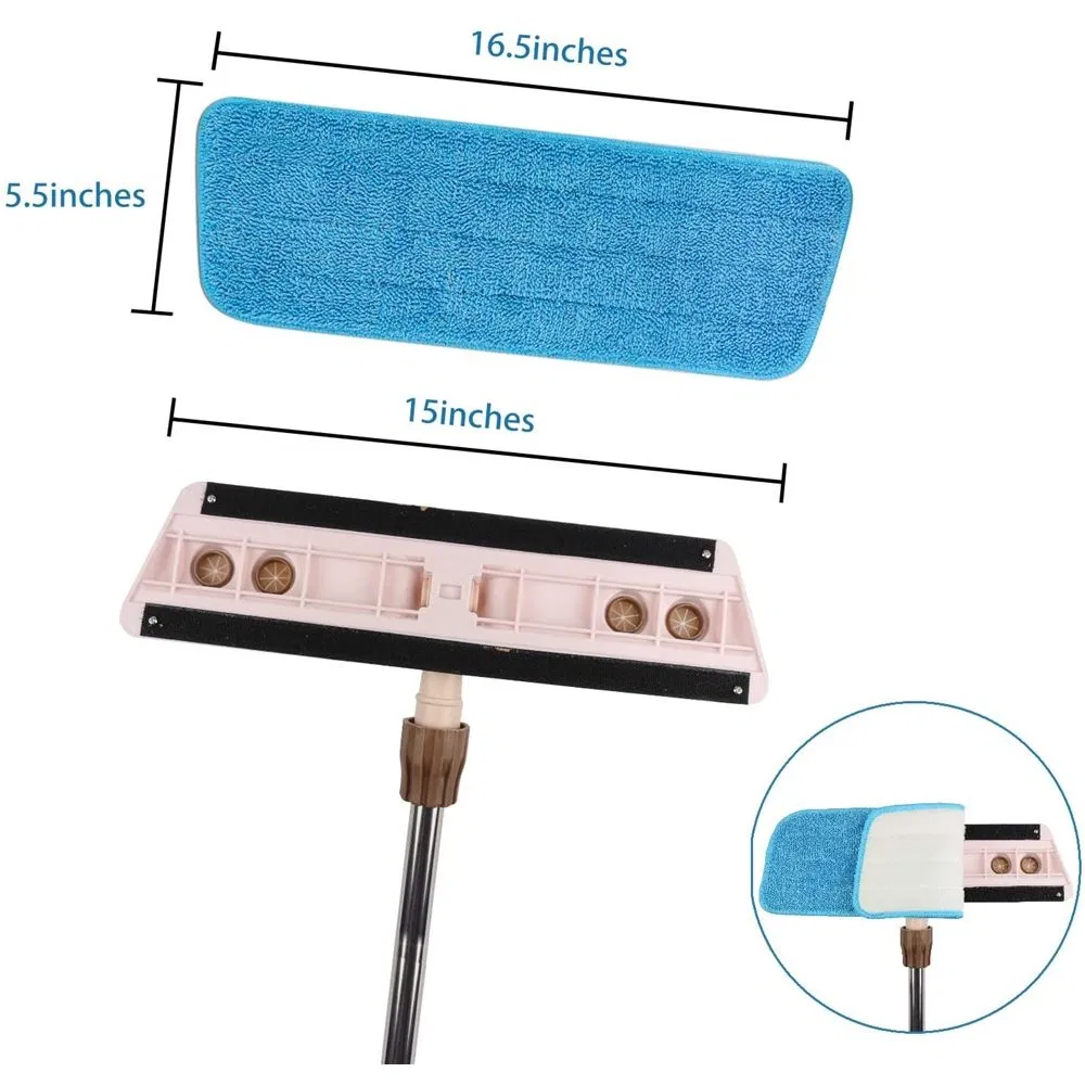 Hot Selling Microfiber Mops Replacement Washable Mop Head Cleaning House Flool