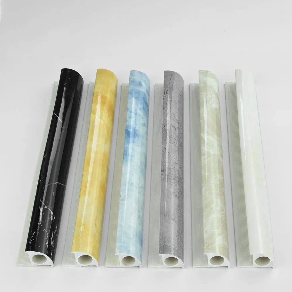 PVC Tile Trim Corner Round Trim for Marble Edge Decoration Decorative Corner Bathroom Tile Trim