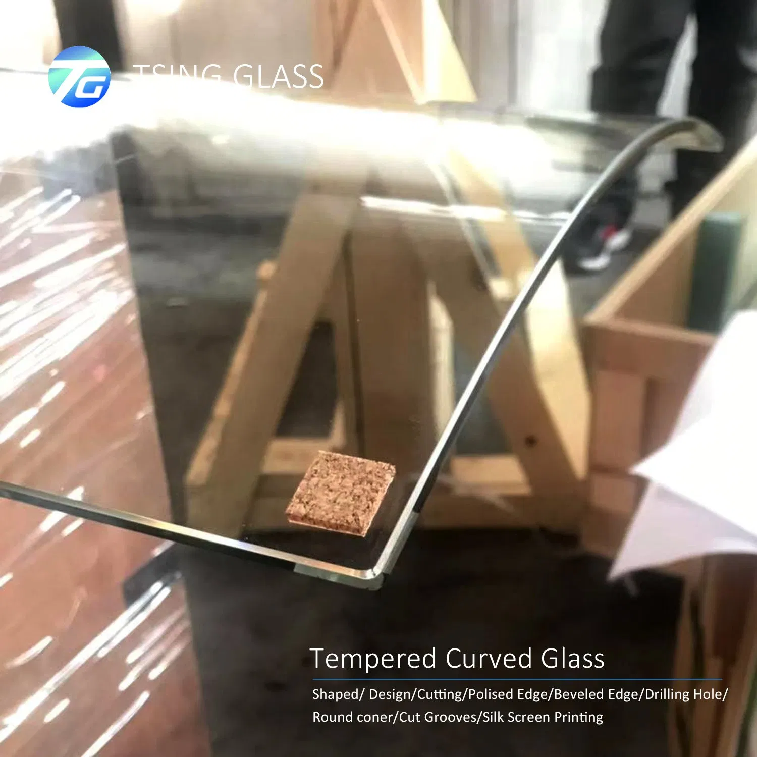Clear Toughened Tempered Curved Glass Flat Glass Bent Glass for Windows Door Shower Room Glass Railing Fence Furniture