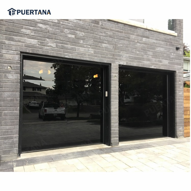 Fancy Frameless Mirror Tempered Glass Garage Door for Sale