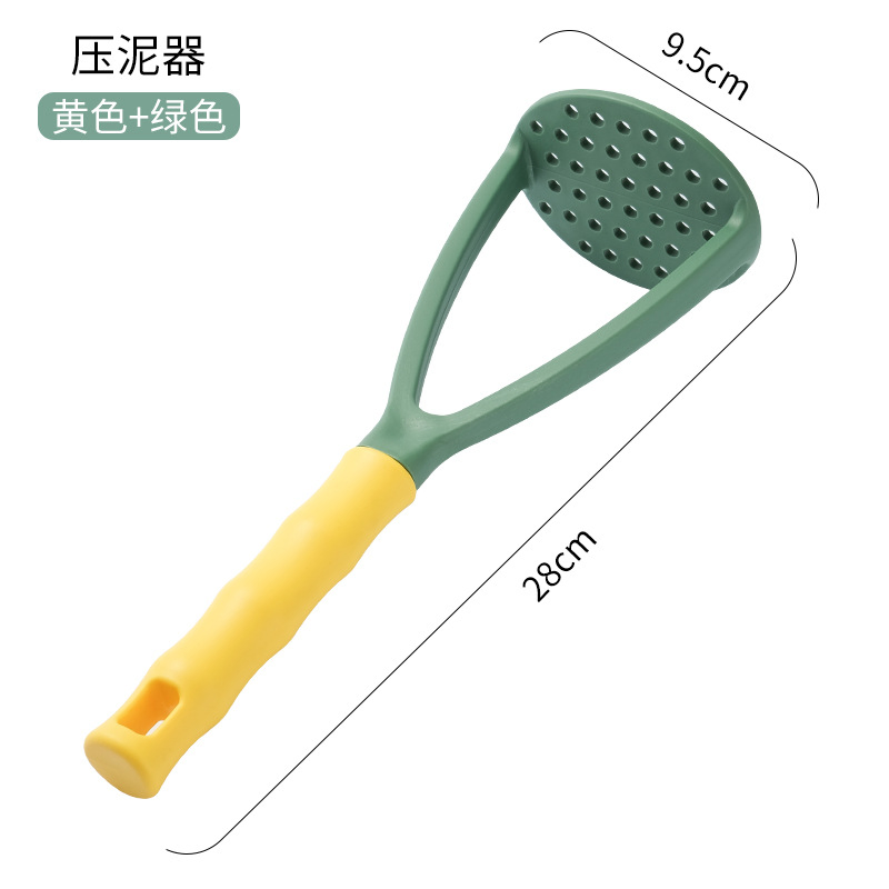 Creative Multi-Function Kitchen Gadget Manual Press Mud Tools with Plastic Handle
