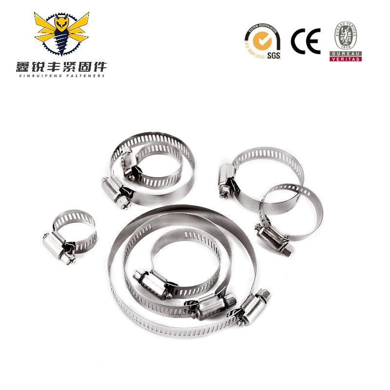 China 8-12mm Tight Lock Screw Worm Drive American Type Hose Clamp