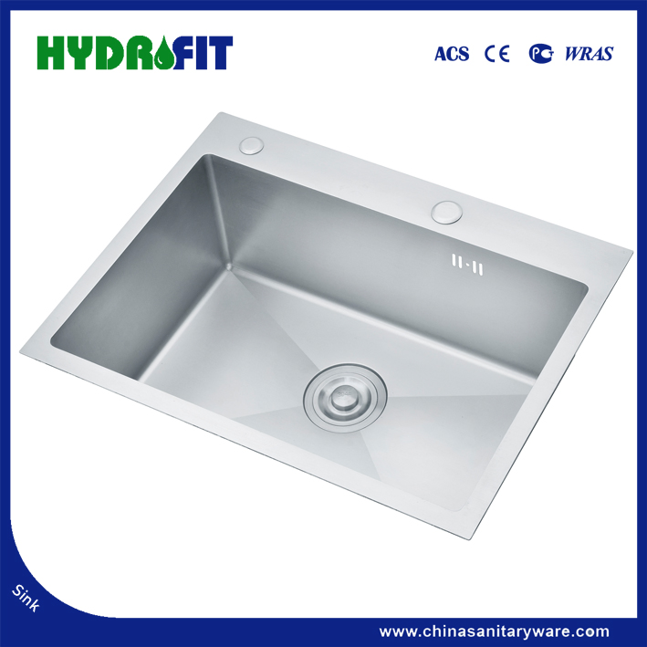 Factory Manufacture Factory Kitchen 201/304 Stainless Steel Sink Handmade Sink Wholesale OEM/ODM