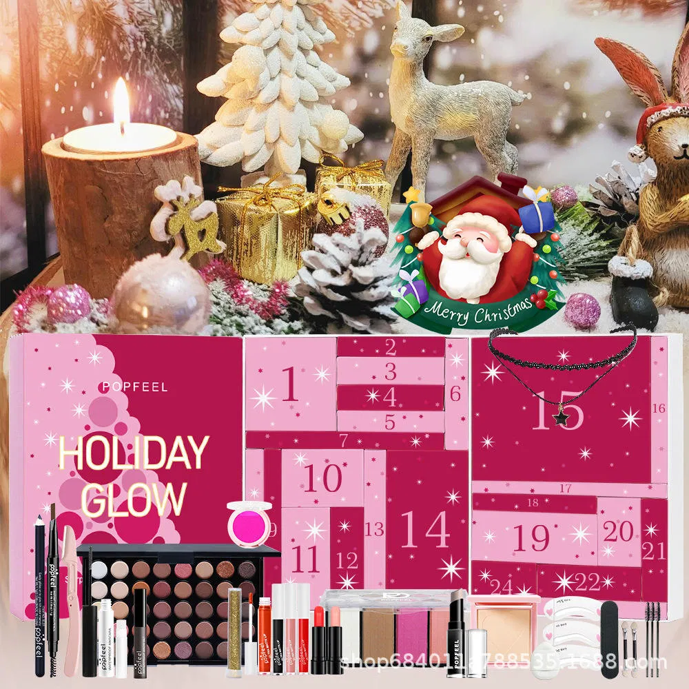 Ultimate Holiday Makeup Set: Christmas Advent Calendar Gift Box